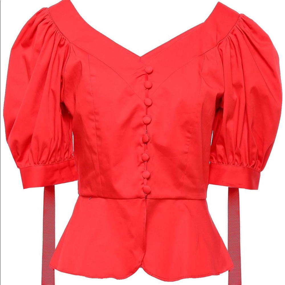 Perseverance London Peplum Button Bodice T…
